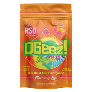 ogeez gummies​/RSO Peg's Raspberry Orange [10pk] (100mg)